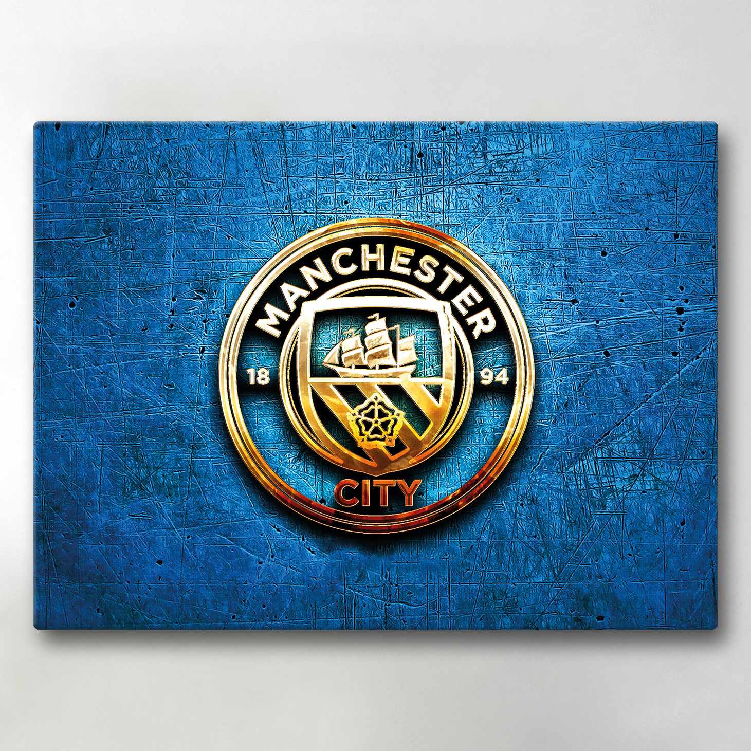 Canvastavla / Tavla - Manchester City - 40x30 cm - Canvas