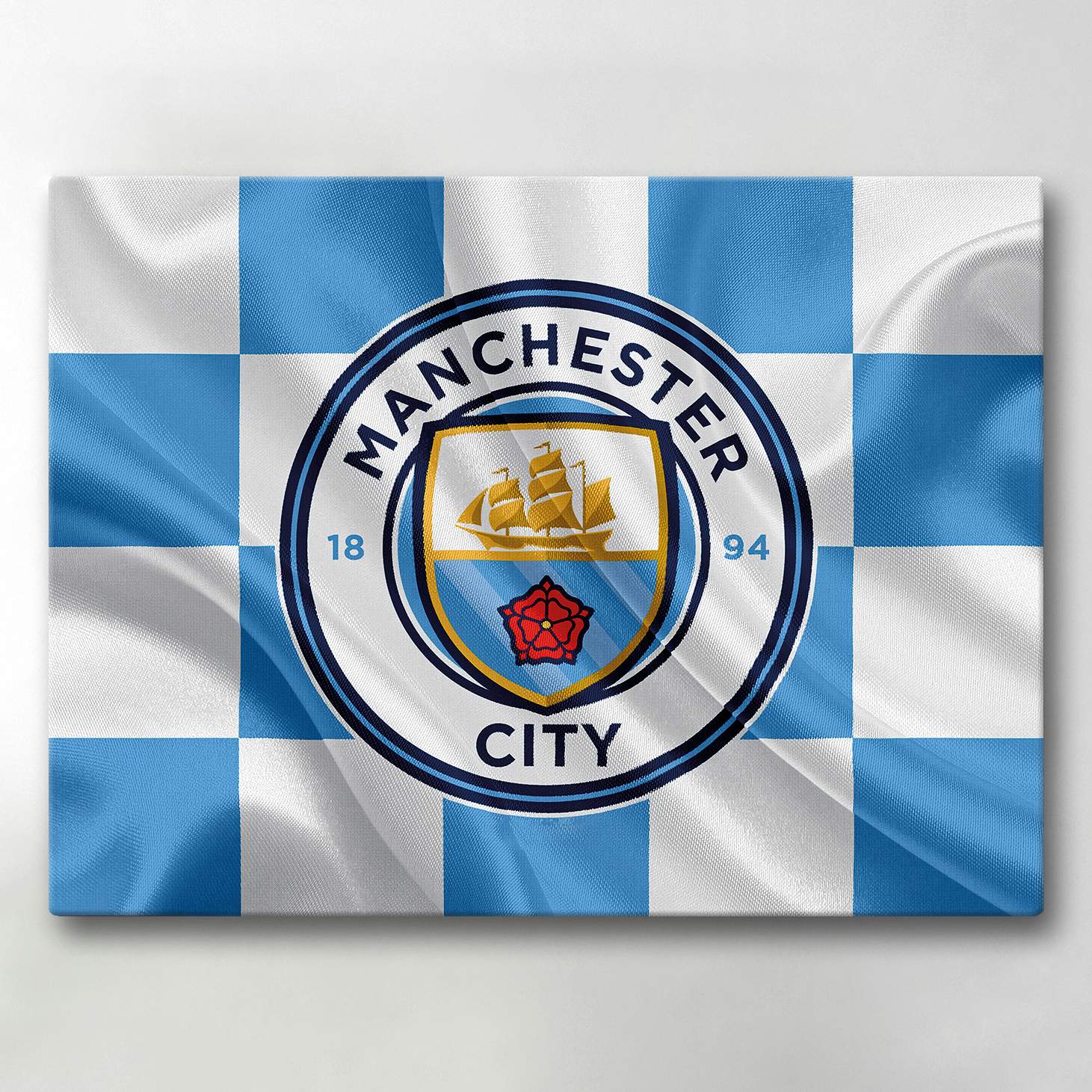 Canvastavla / Tavla - Manchester City - 40x30 cm - Canvas