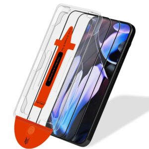 2-Pack Google Pixel 9 Pro Skärmskydd - Härdat Glas | [Automatisk Installation] - Bubbelfritt