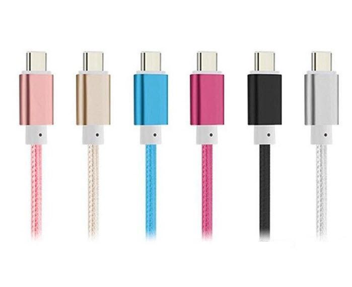 1M Hög kvalitets USB-C Snabbladdning Kabel laddare Type-C