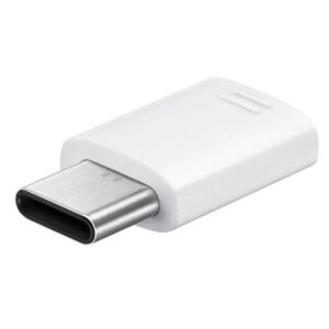 Original Samsung Micro USB - USB-C Adapter - Vit