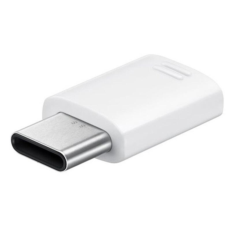 Original Samsung Micro USB - USB-C Adapter - Vit