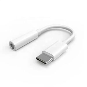 USB-C till 3.5mm Adapter - Samsung hörlursadapter ( S20, S21, S22, S23 m.fl ) Vit