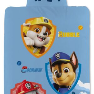 Paw Patrol Bäddset Junior Blått 120x160cm