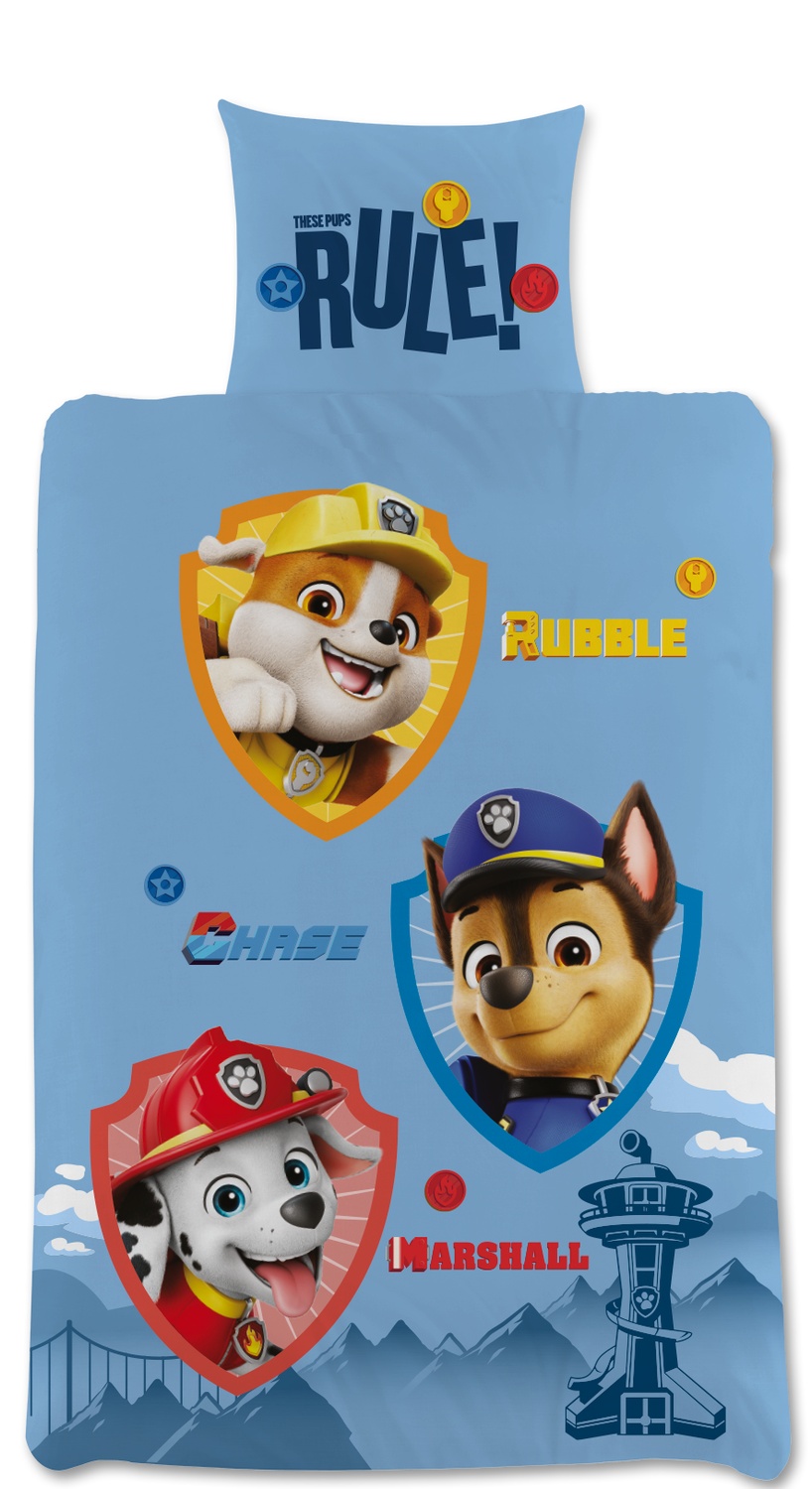 Paw Patrol Bddset Junior Bltt 120x160cm