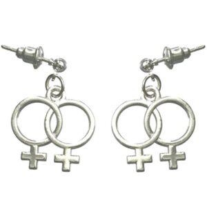 Örhängen Pride Gay Lesbisk Kvinnosymbol Feminist Stift Hbtq Lgbt