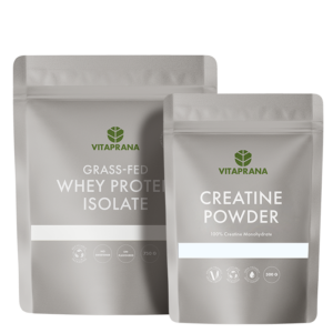 Vassleproteinisolat Grass-fed 750 g + Creatine powder 300 g