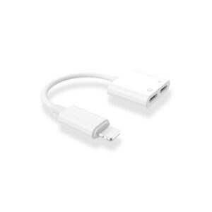 Lightning Splitter - Dual Ingång 2-in-1 iPhone Vit