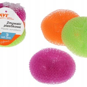 Plastkökssvamp för disk, skursvamp, 3 st.