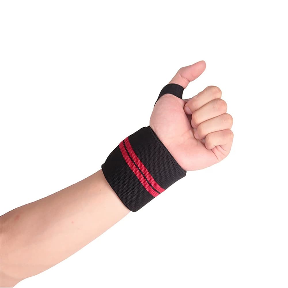 Wrist straps för extra grepp och stöd vid styrketräning
