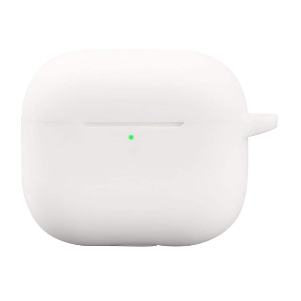 AirPods 4 Fodral Bluetooth-hörlurar Silikonfodral Skydd för öronsnäckor - Vit