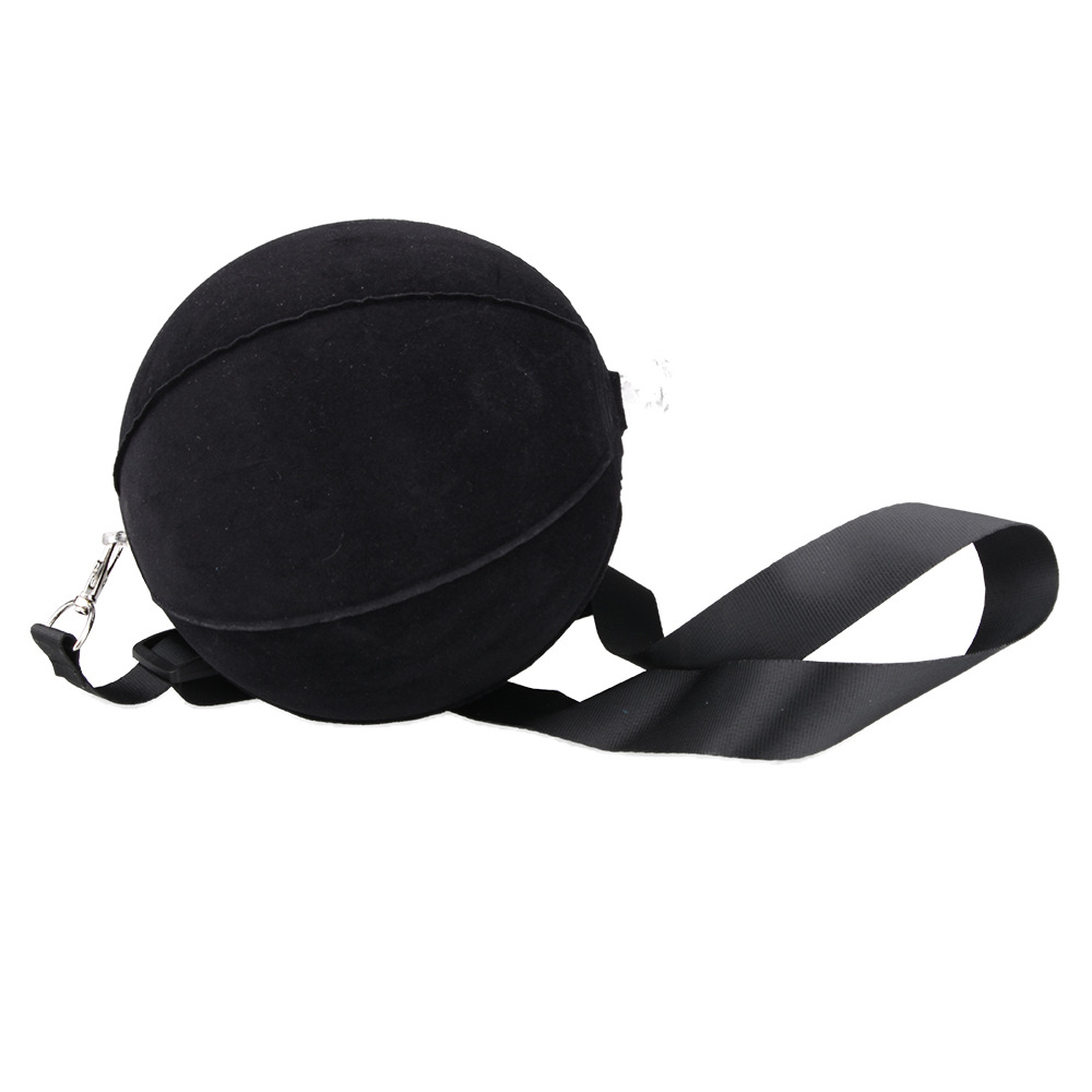 Uppblåsbar golfsving träningsboll Black