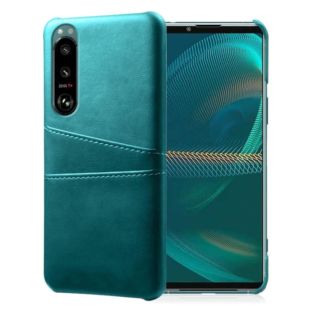 Sony Xperia 5 III skal med korthållare - Grön