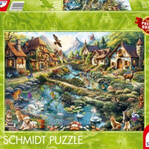 Village On Tthe Edge Of The Forest Pussel 1000 Bitar Schmidt