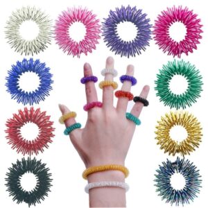 OBOSOE Stressring 14-Pack – Fidget Ring & Sensoriska Stressleksaker mot Ångest och ADHD