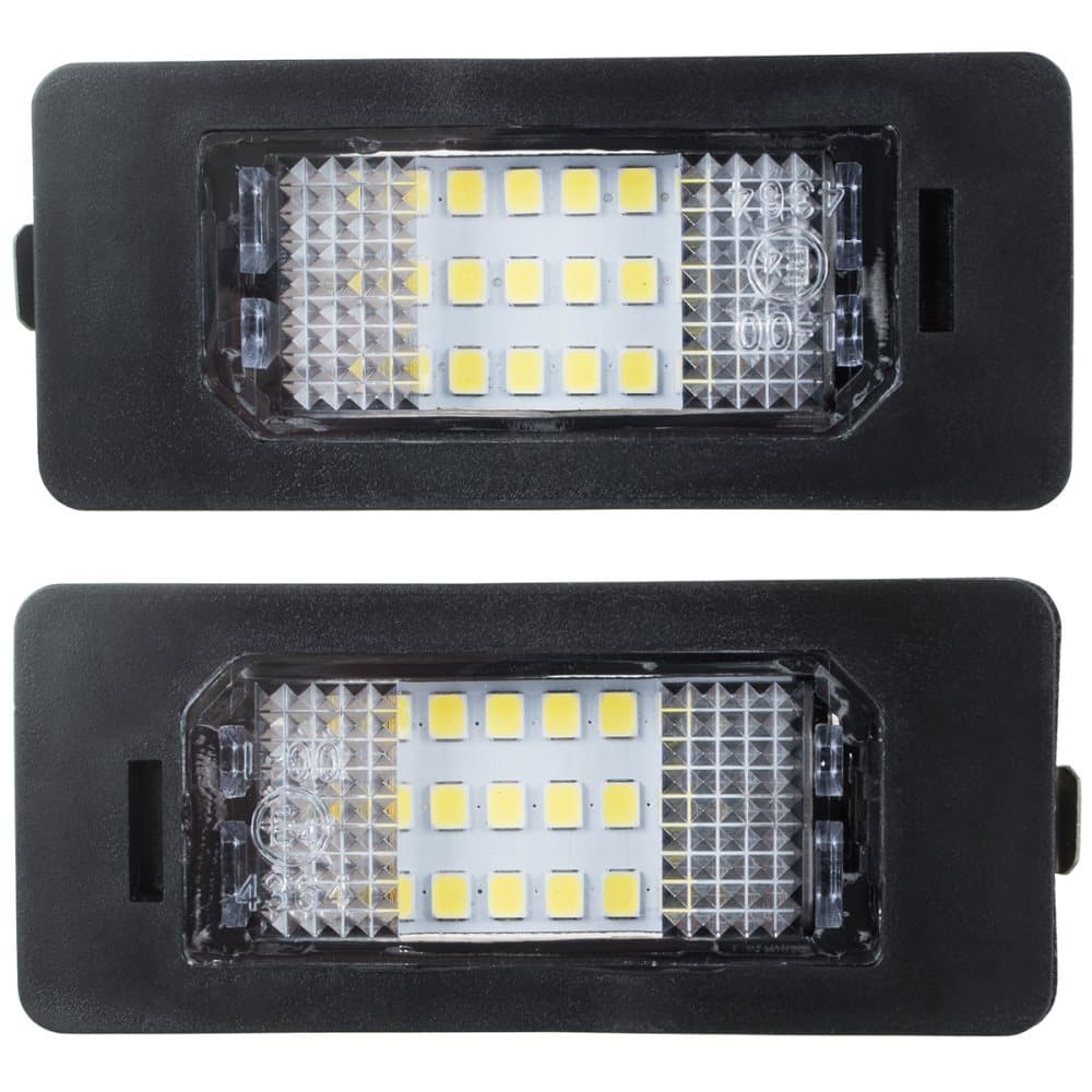 BMW F10 F11 F25 F30 F31 F32 F34 LED-skyltbelysning 2-delat set