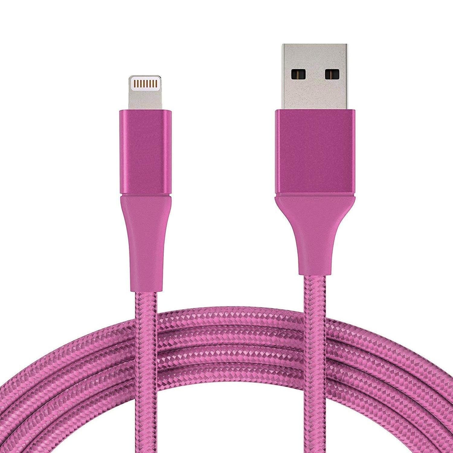 Nylonflätad USB till Lightning Kabel iPhone