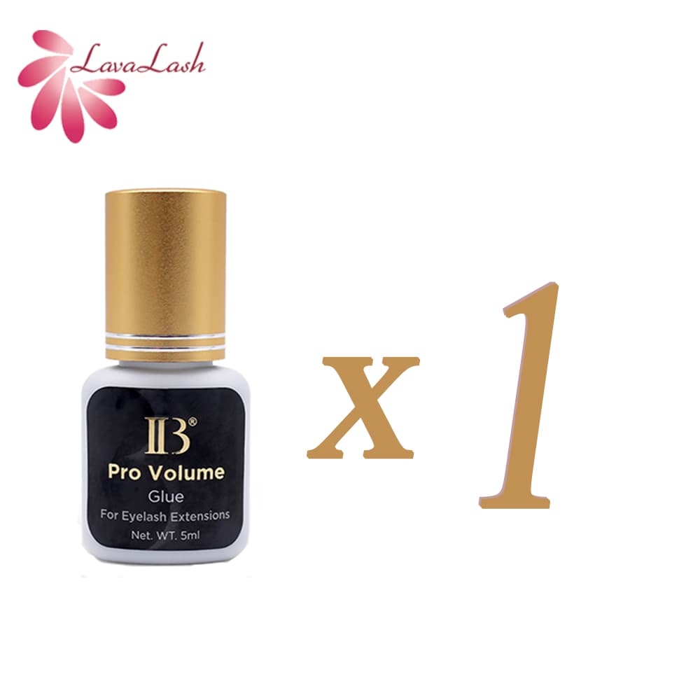 Nytt IB Pro Volume gonfransfrlngningslim 1S Snabbtorkande Lngvarig Korea Original Strong Cola 5ml Fake Lashes Adhesive