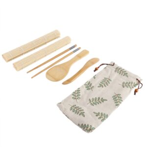 100% bambu sushi kit rullande mattor rispaddlar risspridare tpinnar