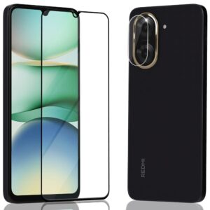 1-Pack Xiaomi Redmi A5 Skärmskydd & 1-Pack linsskydd - Härdat Glas 9H - Super kvalitet 3D