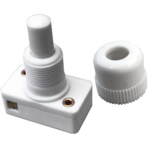 OMEG B2NOSLSLW6LW B2NOSLSLW6LW Tryckströmställare 250 V/AC 1 A 2x Av/(På) momentan (L x B) 22 mm x 12.3 mm 1 st