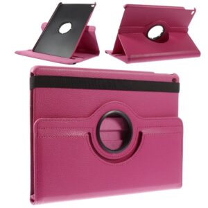 Lderfodral i litchi-kornstil fr iPad Air 2 - Ros