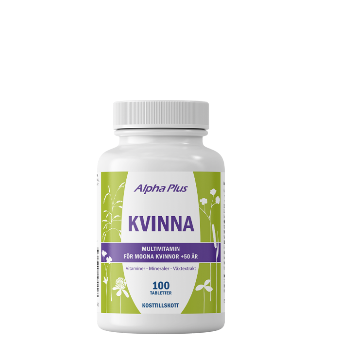 Vitaminer & mineraler Kvinna 100 tabletter