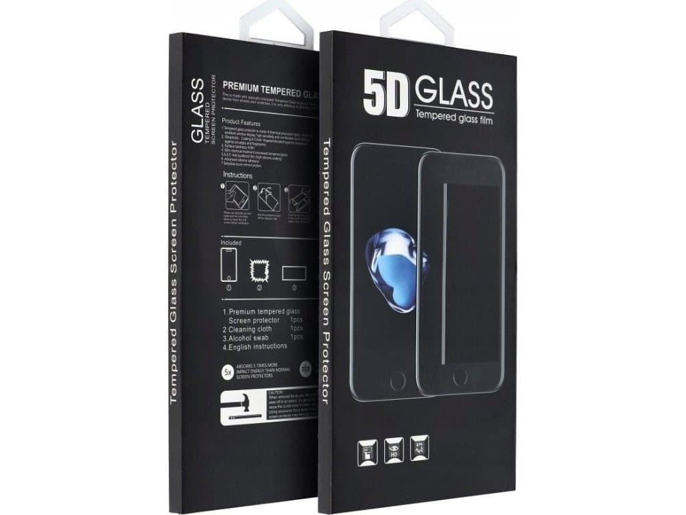 Partner Tele.com 5D Full Glue Tempered Glass - do iPhone 15 (Privacy) czarny