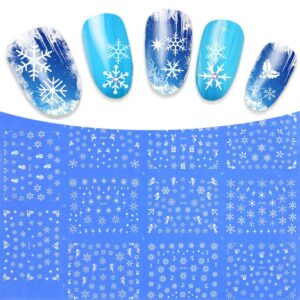 11st ark juldekorationer snöflingor nageldekorationer