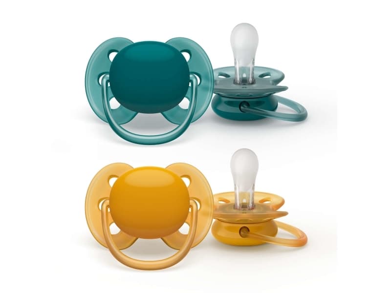 Philips AVENT ultra soft SCF091/04 nappattrapp, Ultramjuk napp, Ortodontisk, Silikon, Pojke/flicka