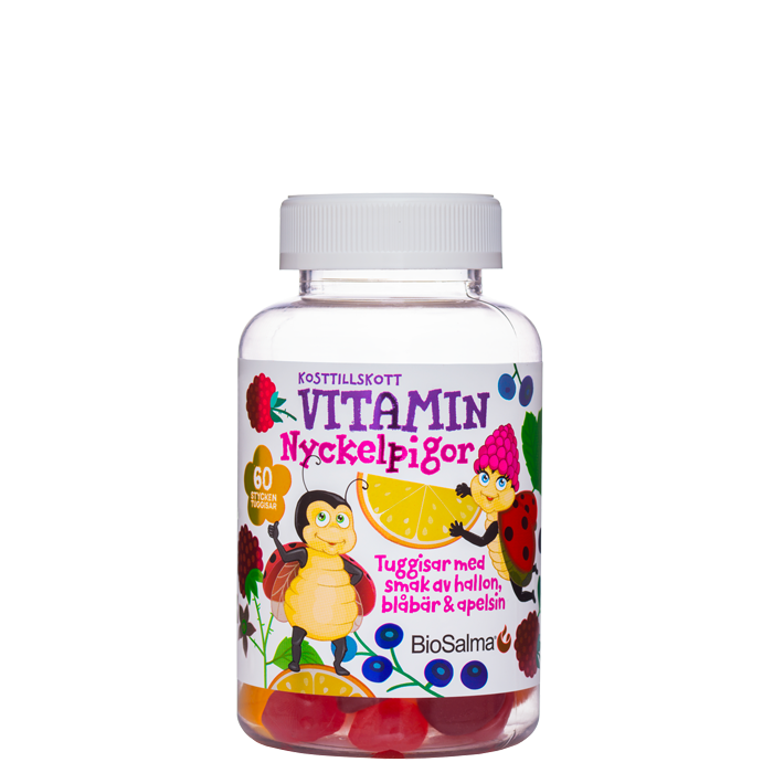 Nyckelpiga Multivitamin 60 st tuggtabletter