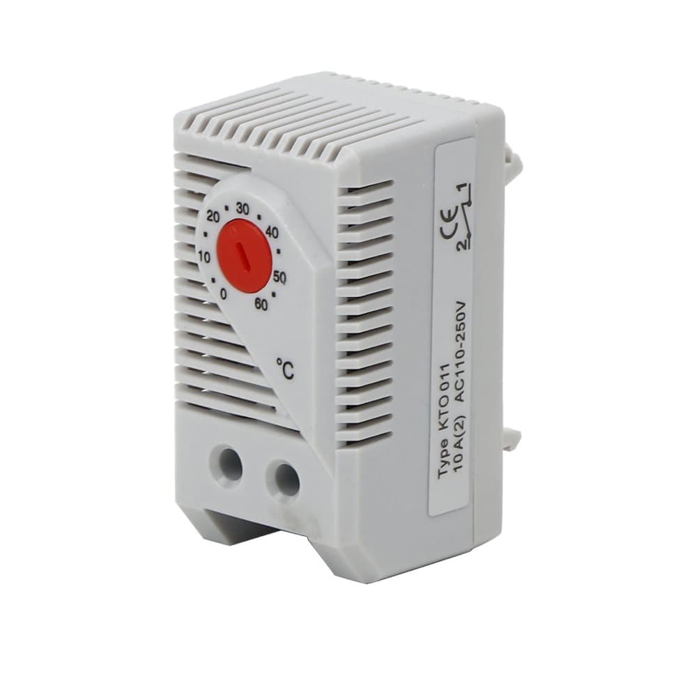 1 st 0-60 ℃ justerbar kompakt elektrisk mekanisk termostat temperaturregulator ny
