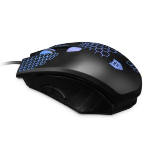 Liocat MX 757C - Gamingmus med RGB-Belysning, Svart