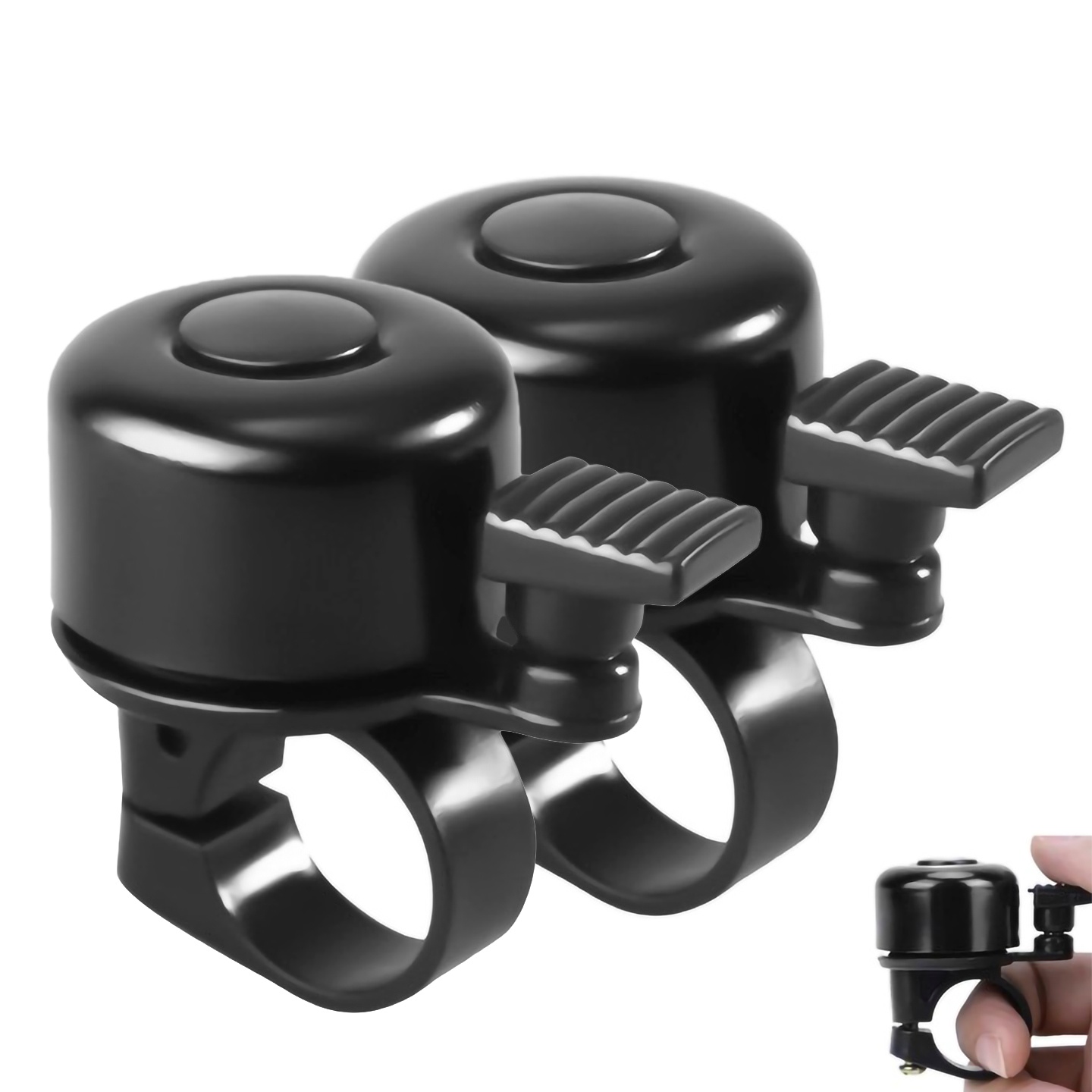 2-Pack - Ringklocka för Cykel - Cykelklocka