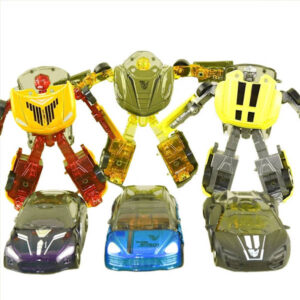 Leksaksbil Transformer Robot Bil - 1:64 skala