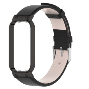 Klockarmband med fodral i äkta läder Black