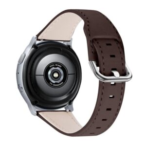 Klockarmband Garmin Vivomove Luxe i koskinn - Kaffe