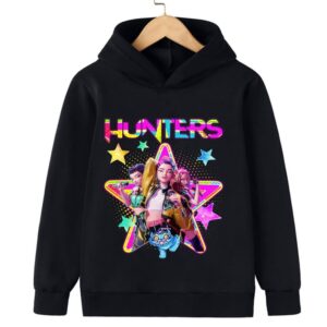 2025 Kpop Demon Hunter Saja Hoodie - Casual sweatshirt för pojkar och flickor, långärmad streetwear