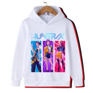 2025 Kpop Demon Hunter Saja Hoodie - Casual sweatshirt för pojkar och flickor, långärmad streetwear