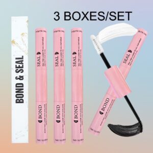 Lash Bond and Seal 10 ml individuella fransar lim och tätning Super starkt håll fransförlängning och franslimborttagare 5 ml pincettsats