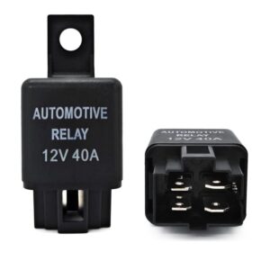 2 st universalrelä 12V, 40A, 4 stift