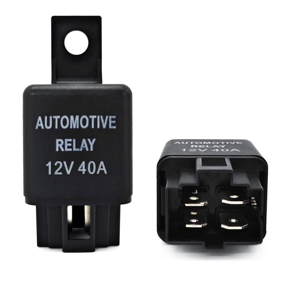 2 st universalrelä 12V, 40A, 4 stift