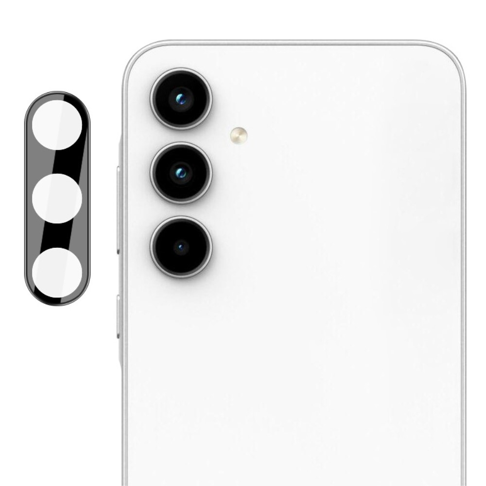 SKALO Samsung Galaxy A35 5G 3D Linsskydd/Kameraskydd Hrdat Glas - Svart