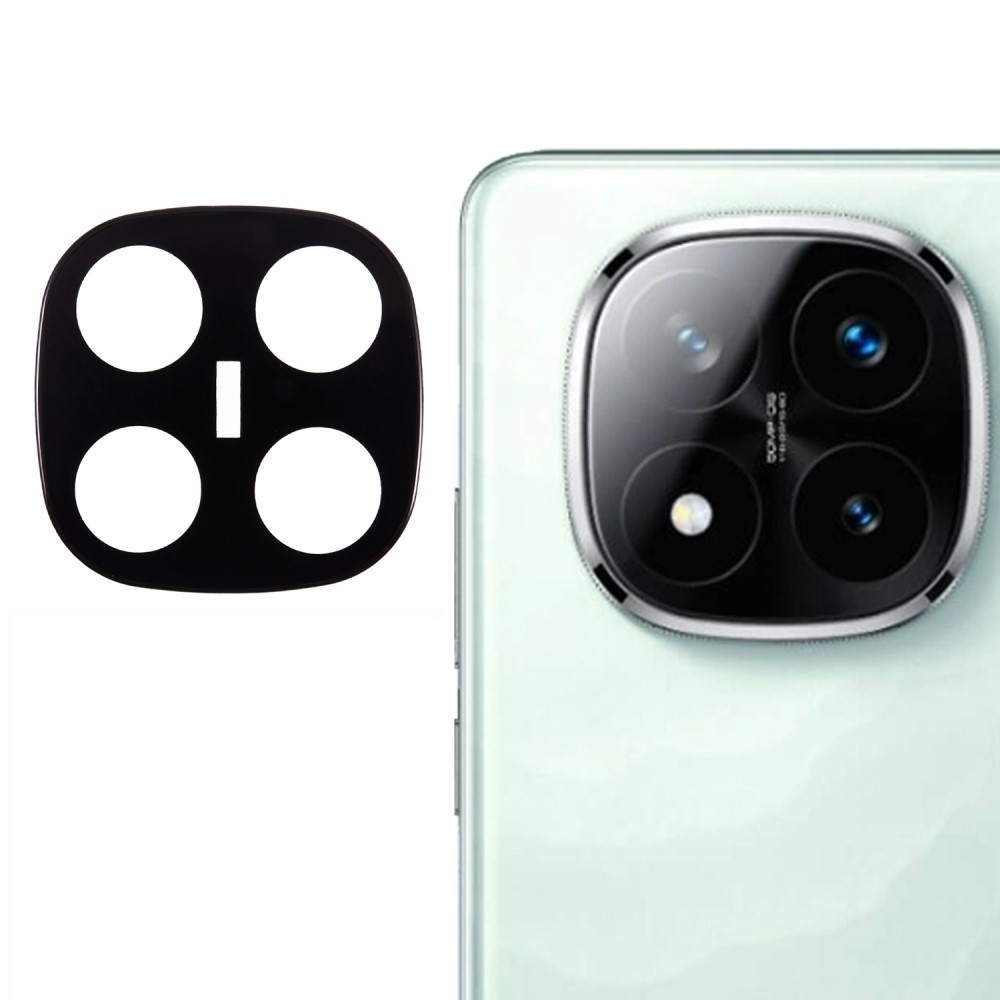 2-PACK SKALO Xiaomi Redmi Note 14 Pro+ 5G 3D Linsskydd/Kameraskydd Hrdat Glas - Svart