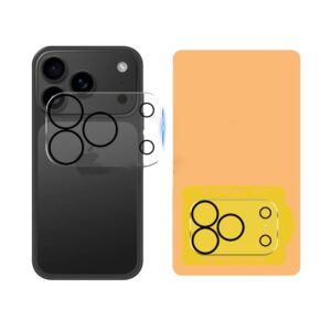 2-pack Premium Kameralinsskydd i Hrdat Glas fr iPhone 17 Pro - Klarhet och Skydd