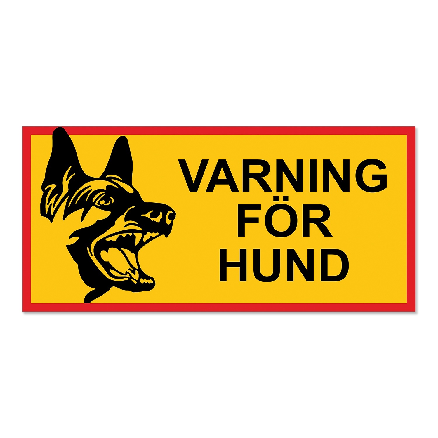 VARNING FR HUND skylt / Hundskylt / Varningsskylt Hund / Avlng