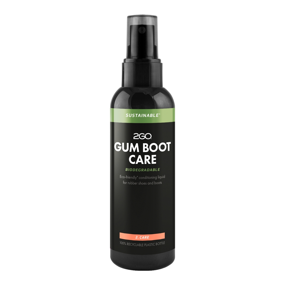 silikonspray, behandling gummistövlar, 2GO SUSTAINABLE GUM BOOT CARE 150 ml
