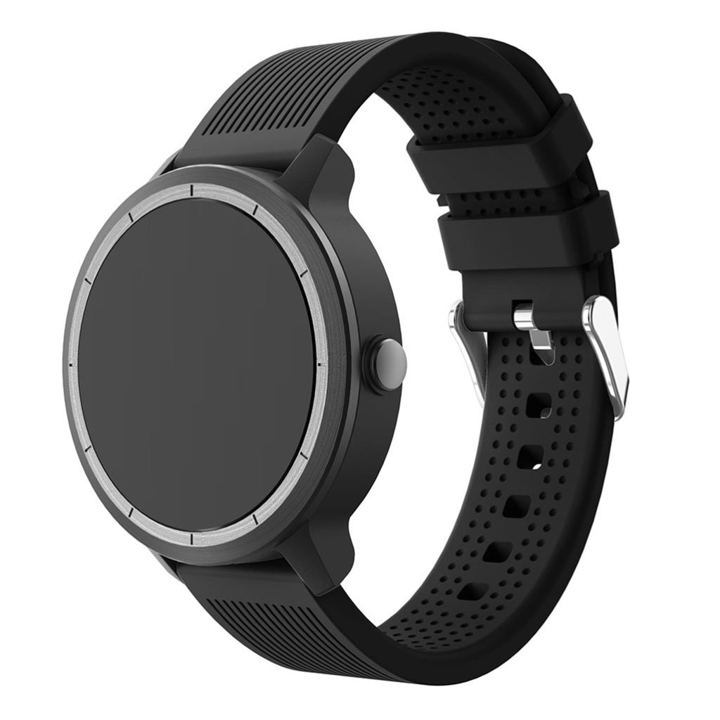 Garmin Vivoactive 3 klockband av silikon - Svart