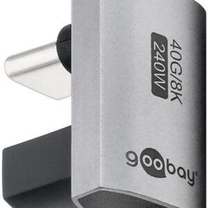 USB-C-adapter 180 U-formad, USB4