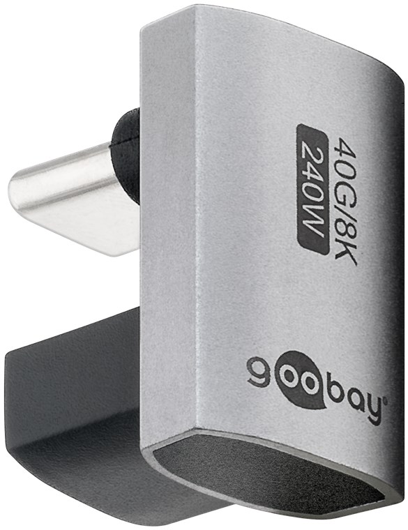 USB-C-adapter 180 U-formad, USB4
